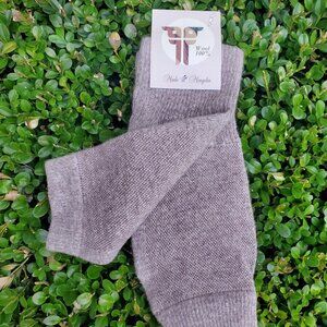 100% wool knee warmers